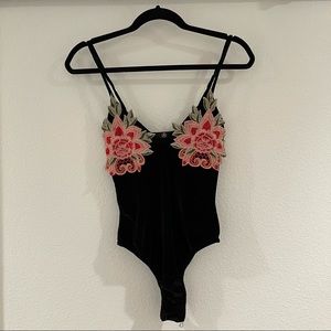 Velvet bodysuit